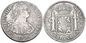 Mexiko 1789 8 Reales Silber 26,9g selten KM 106,2 sehr schön