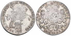 West Friesland 1768 1/2 Ducaton Silber 16,3,g selten sehr schön