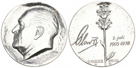Norwegen 1978 50 Kronen Silber 27g unzirkuliert