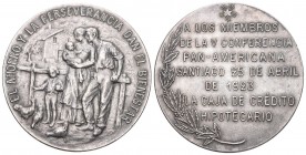 Pewru 1923 Medaille in Silber 33g selten vorzüglich