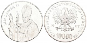 Polen n1987 10000 Zlotych Silber 19,3g KM Y 164 unzirkuliert