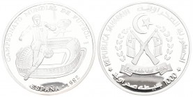 Saharawi 2002 1000 Pesetas Silber 19.94 g. KM 54 Polierte Platte
