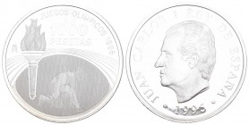 Spain 1995 1000 Pesetas Silber 13.66 g. KM 952 Polierte Platte