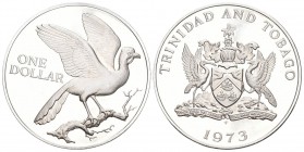 Trinibad & Tobago 1 Dollar Cu-Ni KM 23 Unzirkuliert