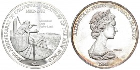 Turks & Caicos Island 1992 Silber 28.9 g. Polierte Platte