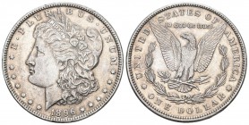 USA 1896 1 Dollar Silber 27 g. KM 110 vorzüglich