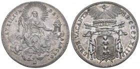 Papal States 1823 Silber 1/2 Scudo 13,2g KM 1291 vorzüglich plus