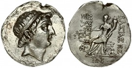 Greece Seleukid Kings 1 Tetradrachm Demetrios I Soter (162-150 BC) Antiochia. Averse: Diademed head right; all within laurel wreath. Reverse: BAΣIΛEOΣ...