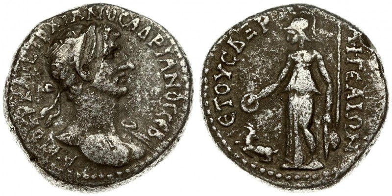 Roman Empire 1 Tetradrachm Hadrian (AD 117-138). Averse: Laureate bust right. Re...