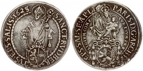 Austria SALZBURG 1 Thaler 1628/7 Paris Graf von Lodron (1619-1653). Averse: Madonna above shield of arms. Reverse: St. Rupert standing facing. Silver....