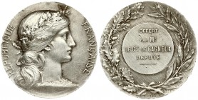 France Medal (1900) Marianne Medal - Daniel Dupuis. Medal offered by the deputy for Bagneux. Silver. Weight 35.88g.; diameter 40 mm