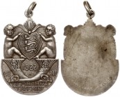 Estonia Medal Public Reading 1922. ULDRAHVA LUGEMINE 1922.XII.28. Silver. Weight approx: 12.42g. Diameter: 40 x 27 mm.