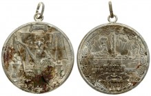 Lithuania Commemorative medal 'The Great Vilnius Seimas 1905–1925'. Painter Petras Rimša (1881–1961). In the center of the obverse of the medal is a v...
