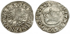 Poland 1/2 Grosz 15?(3) Silesia the city of Swidnica - Ludwik Jagiellonczyk (1516-1526); the king of Bohemia and Hungary; city grosz 15?. Swidnica. Si...