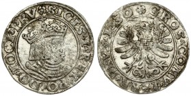 Poland 1 Grosz 1530 Torun. Sigismund I the Old(1506–1548). Averse Lettering: *SIGIS *I* REX *PO* DO* TOCI* PRV. Reverse Lettering: *GROSS* COMV* TERR*...