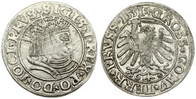 Poland 1 Grosz 1531 Torun. Sigismund I the Old(1506–1548). Averse Lettering: *SIGIS *I* REX *PO* DO* TOCI* PRVS. Reverse Lettering: *GROSS* COMV* TERR...