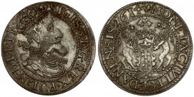 Poland Gdansk 1 Ort 1614 Sigismund III Vasa (1587-1632). Averse Lettering: SIGIS III D G REX POL M D L R PR. Reverse Lettering: MONETA CIVIT GEDANENSI...