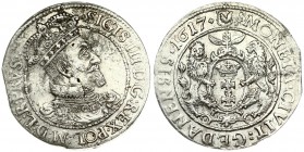 Poland Gdansk 1 Ort 1617 Sigismund III Vasa (1587-1632). Averse Lettering: SIGIS III D G REX POL M D L R PRVS. Reverse Lettering: MONETA CIVIT GEDANEN...