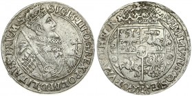 Poland 1 Ort 1621 (PRV:MAS) Bydgoszcz. Sigismund III Vasa (1587-1632). Averse: Crowned half-length figure right. Reverse: Crowned shield within fleece...