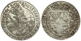 Poland 1 Ort 1621 (PRVS:M) Bydgoszcz. Sigismund III Vasa (1587-1632). Averse: Crowned half-length figure right. Reverse: Crowned shield within fleece ...