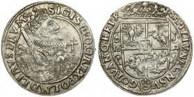 Poland 1 Ort 1622 (PRV:M) Bydgoszcz. Sigismund III Vasa (1587-1632). Averse: Crowned half-length figure right. Reverse: Crowned shield within fleece c...