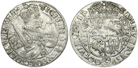 Poland 1 Ort 1622 (PRVS M) Bydgoszcz. Sigismund III Vasa (1587-1632). Averse: Crowned half-length figure right. Reverse: Crowned shield within fleece ...