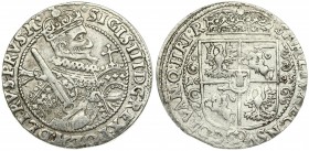 Poland 1 Ort 1623 (PRVS M) Bydgoszcz. Sigismund III Vasa (1587-1632). Averse: Crowned half-length figure right. Reverse: Crowned shield within fleece ...