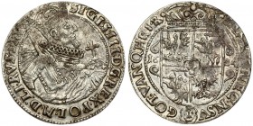 Poland 1 Ort 1624 Bydgoszcz. Sigismund III Vasa (1587-1632). Averse: SIGIS III D G REX POL M D LI RVS PRV M. Reverse: SAM LIV NEC NSV GOT VAN Q HRI R....