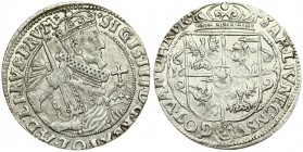 Poland 1 Ort 1624 (PRV M) Bydgoszcz. Sigismund III Vasa (1587-1632). Averse: Crowned half-length figure right. Reverse: Crowned shield within fleece c...
