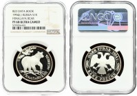 Russia 1 Rouble 1994 (L) Wildlife. Averse: Double-headed eagle. Reverse: Asiatic black bear. Silver. Y 374. NGC PF 68 ULTRA CAMEO