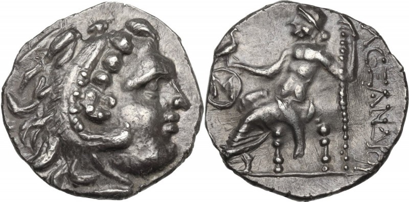 Celtic World. AR Drachm, Celtic imitation of the type of Alexander III the Great...