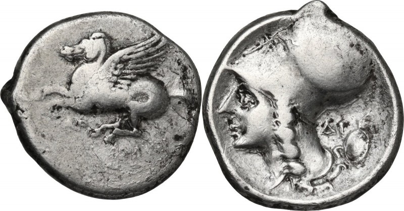 Continental Greece. Akarnania, Argos Amphilochicum. AR Stater, 345-300 BC. Obv. ...