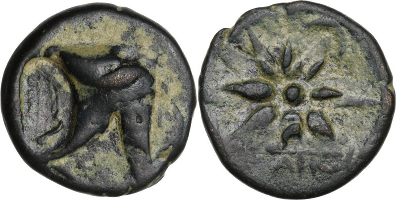 Greek Asia. Pontos, Amisos. Mithridates VI Eupator (120-63 BC). AE 19 mm, 130-10...
