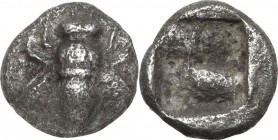 Greek Asia. Ionia, Ephesos. AR 1/24 Stater, 550-500 BC. Obv. Bee. Rev. Incuse square. SNG Kayhan 115. Karwiese Series III. AR. 0.47 g. 7.00 mm. Lightl...