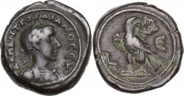 Gordian III (238-244). AE Tetradrachm, Alexandria, RY 5 (241/2 AD). Obv. Laureate, draped and cuirassed bust right. Rev. Eagle standing left, head rig...
