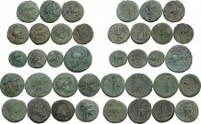 Greek World. Multiple lot of nineteen (19) unclassified AE coins. AE.