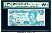 Bahamas Central Bank 10 Dollars 1974 (ND 1984) Pick 46a PMG Gem Uncirculated 65 EPQ. 

HID09801242017

© 2020 Heritage Auctions | All Rights Reserved