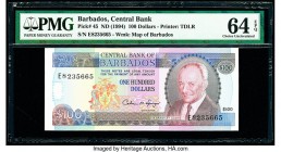 Barbados Central Bank 100 Dollars ND (1994) Pick 45 PMG Choice Uncirculated 64 EPQ. 

HID09801242017

© 2020 Heritage Auctions | All Rights Reserved
