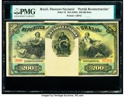 Brazil Thesouro Nacional 200 Mil Reis ND (1892) Pick 72 "Partial Reconstruction" PMG Holdered. 

HID09801242017

© 2020 Heritage Auctions | All Rights...