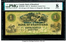 Canada Brantford, CW- Bank of Brantford $1 1.11.1859 Ch.# 40-10-02-02a PMG Very Good 8. Minor repairs.

HID09801242017

© 2020 Heritage Auctions | All...