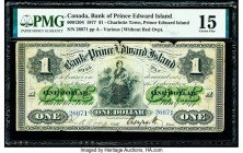 Canada Charlotte Town, PEI- Bank of Prince Edward Island $1 1.1.1877 Ch.# 600-12-04 PMG Choice Fine 15. Splits.

HID09801242017

© 2020 Heritage Aucti...