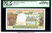 Congo Republic Banque des Etats de l'Afrique Centrale 10,000 Francs ND (1978-81) Pick 5b PCGS Choice New 63PPQ. 

HID09801242017

© 2020 Heritage Auct...