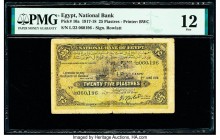 Egypt National Bank of Egypt 25 Piastres 3.6.1918 Pick 10a PMG Fine 12. 

HID09801242017

© 2020 Heritage Auctions | All Rights Reserved