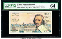 France Banque de France 1000 Francs 1.7.1954 Pick 134a PMG Choice Uncirculated 64. 

HID09801242017

© 2020 Heritage Auctions | All Rights Reserved