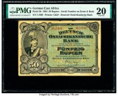German East Africa Deutsch-Ostafrikanische Bank 50 Rupien 15.6.1905 Pick 3b PMG Very Fine 20. 

HID09801242017

© 2020 Heritage Auctions | All Rights ...