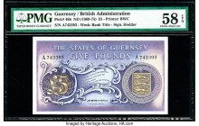 Guernsey States of Guernsey 5 Pounds ND (1969-75) Pick 46b PMG Choice About Unc 58 EPQ. 

HID09801242017

© 2020 Heritage Auctions | All Rights Reserv...