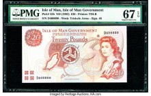 Fancy Serial Number D400000 Isle Of Man Isle of Man Government 20 Pounds ND (1983) Pick 43b PMG Superb Gem Unc 67 EPQ. 

HID09801242017

© 2020 Herita...