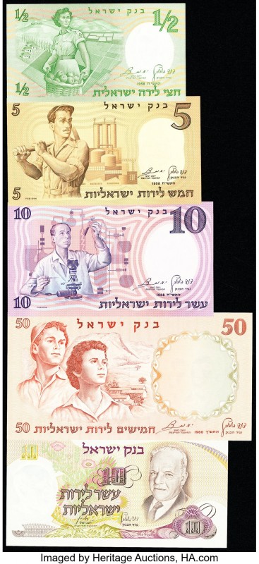 Israel Bank of Israel Group Lot of 10 Examples Crisp Uncirculated. 

HID09801242...