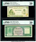 Libya Treasury; Bank of Libya 10 Piastres; 5 Pounds 1952; 1963 Pick 13; 31 Two Examples PMG Very Fine 20 (2). Pick 13 has stains.

HID09801242017

© 2...