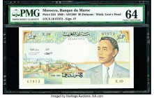 Morocco Banque du Maroc 50 Dirhams 1969 / AH1389 Pick 55d PMG Choice Uncirculated 64. 

HID09801242017

© 2020 Heritage Auctions | All Rights Reserved...